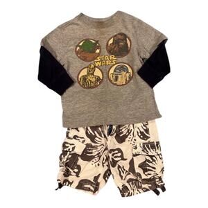 Boys Size 2T Star Wars Outfit